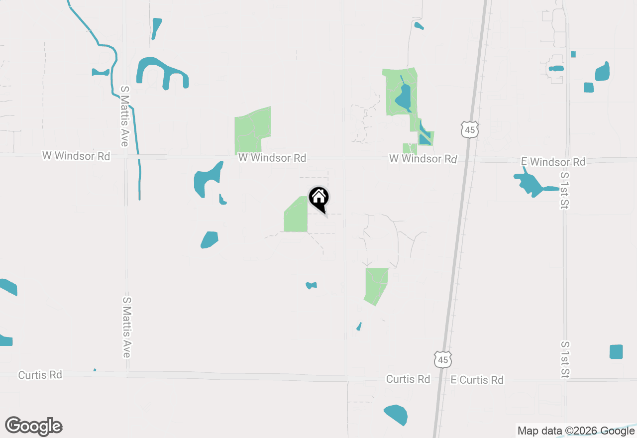 Map of 2706 N Salisbury Court, Champaign, IL 61821