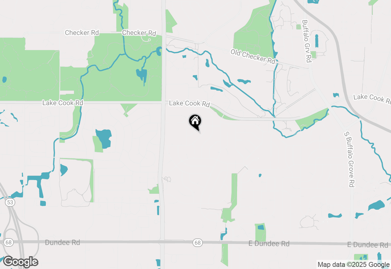 Map of 957 Country Lane, Buffalo Grove, IL 60089