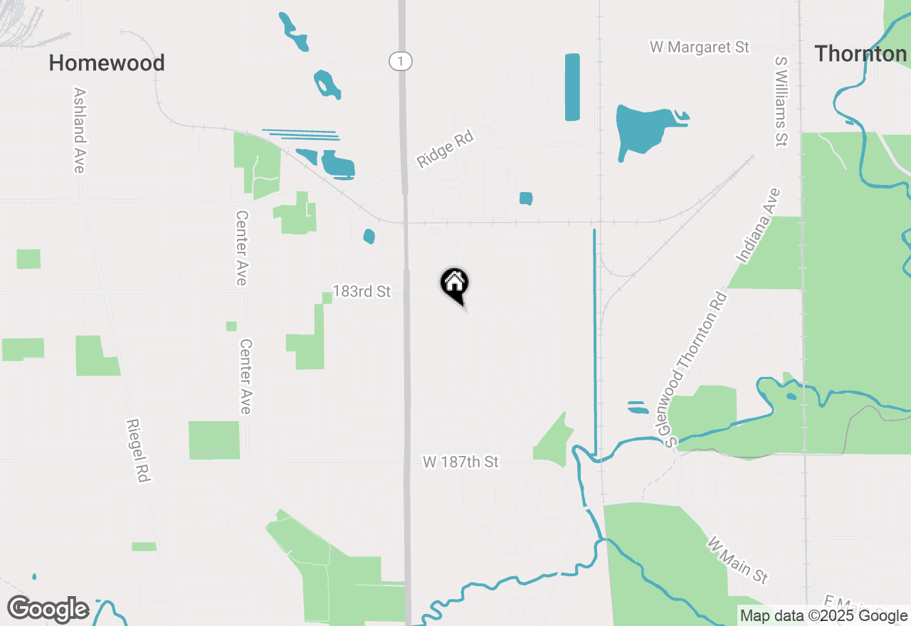 Map of 840 W Manor Court, Glenwood, IL 60425