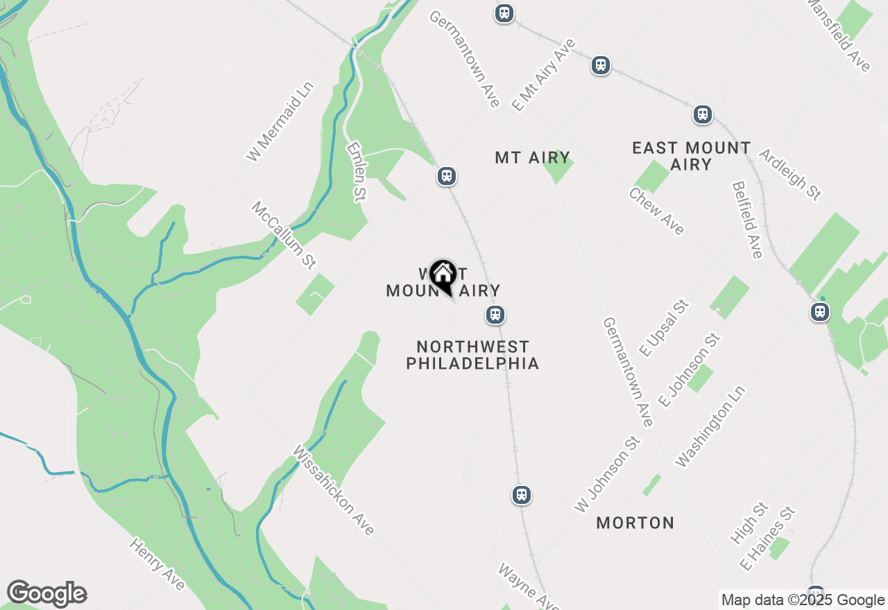 Map of 411 W Ellet Street, Philadelphia, PA 19119