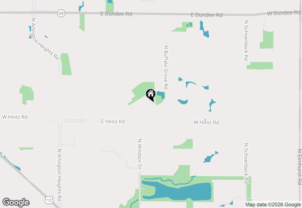 Map of 2806 N Stanford Drive, Arlington Heights, IL 60004