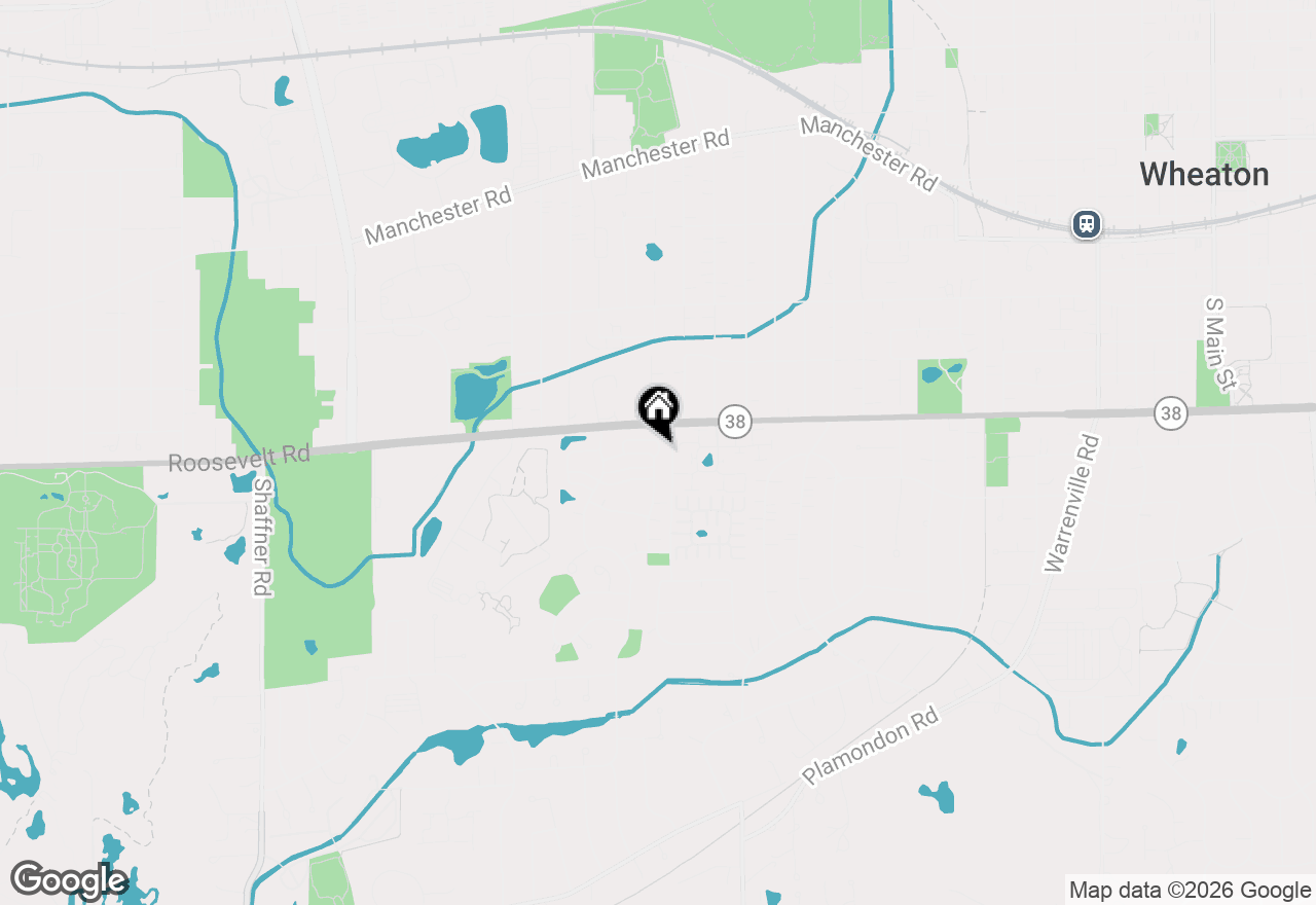 Map of 1671 Grosvenor Circle #B, Wheaton, IL 60189
