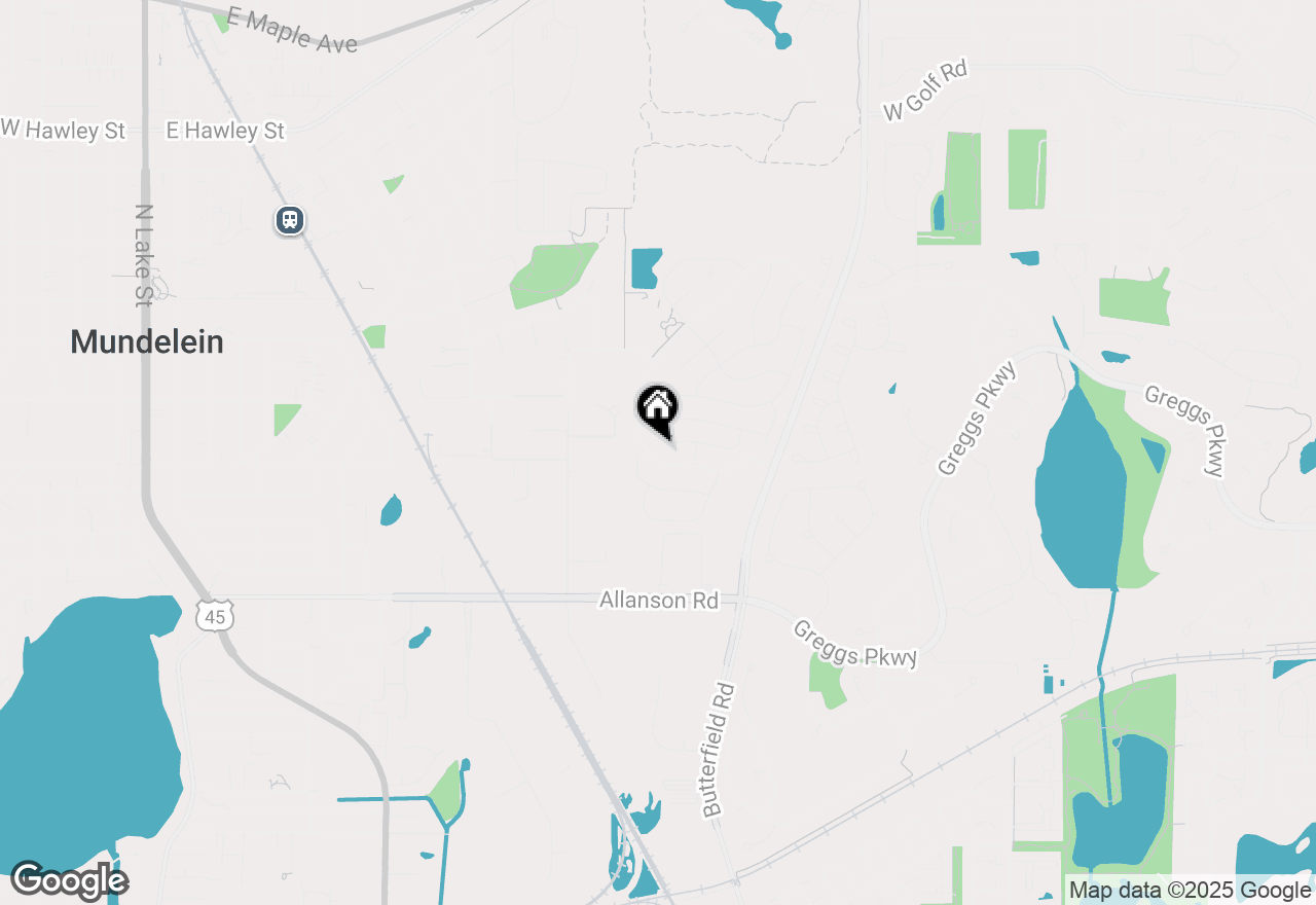 Map of 1255 Huntington Drive, Mundelein, IL 60060