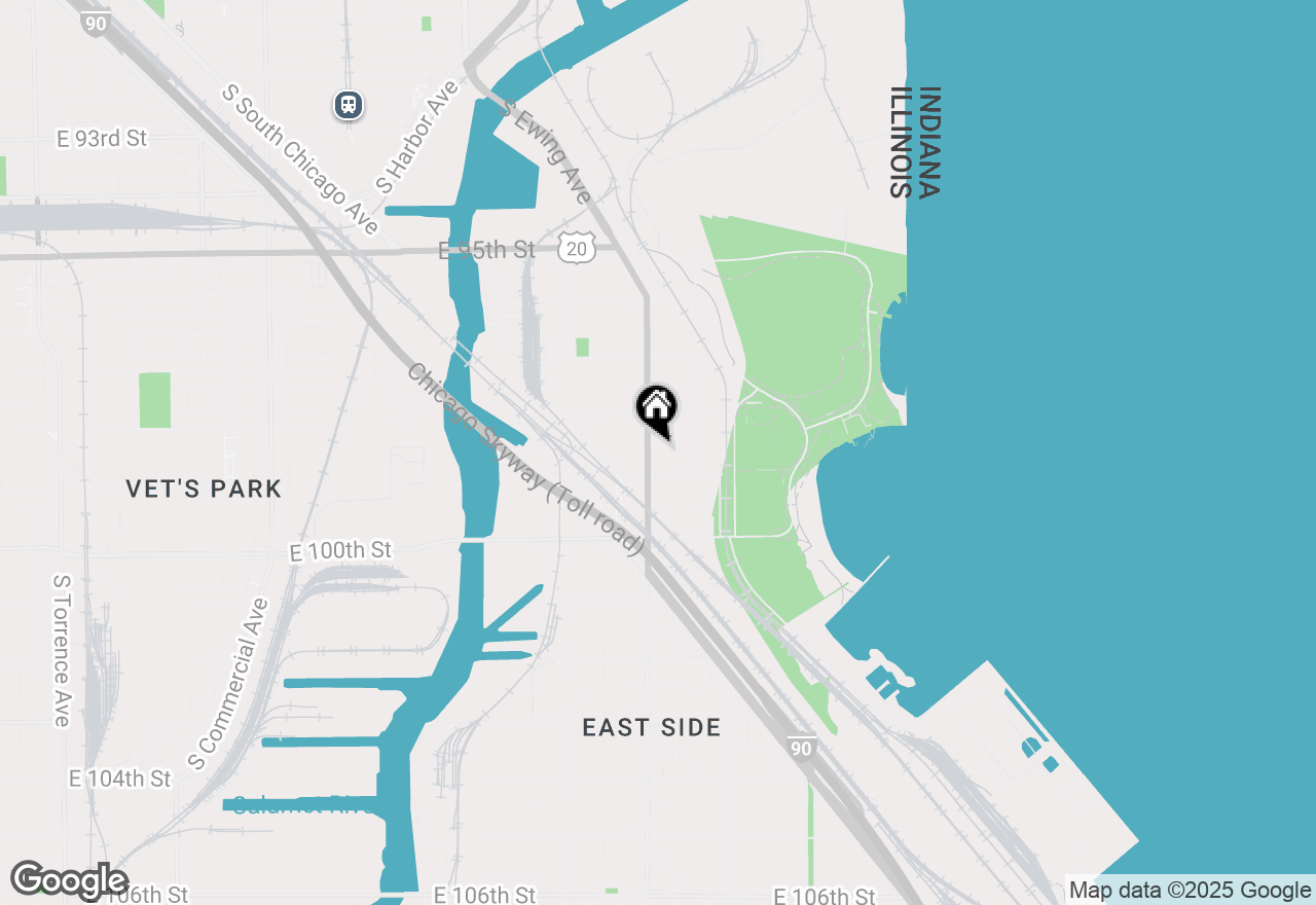 Map of 9841 S Ewing Avenue, Chicago, IL 60617