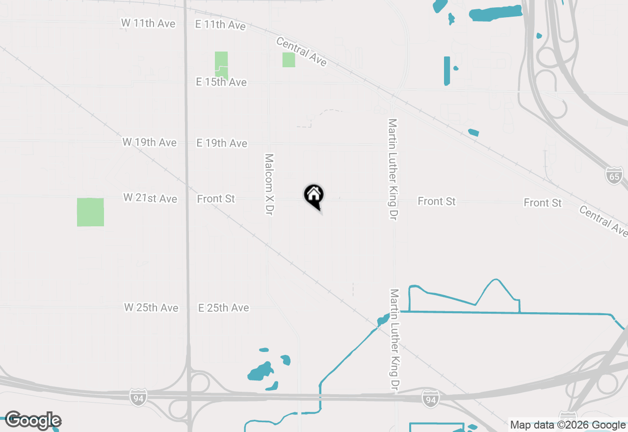 Map of 2145 Rhode Island Street, Gary, IN 46407