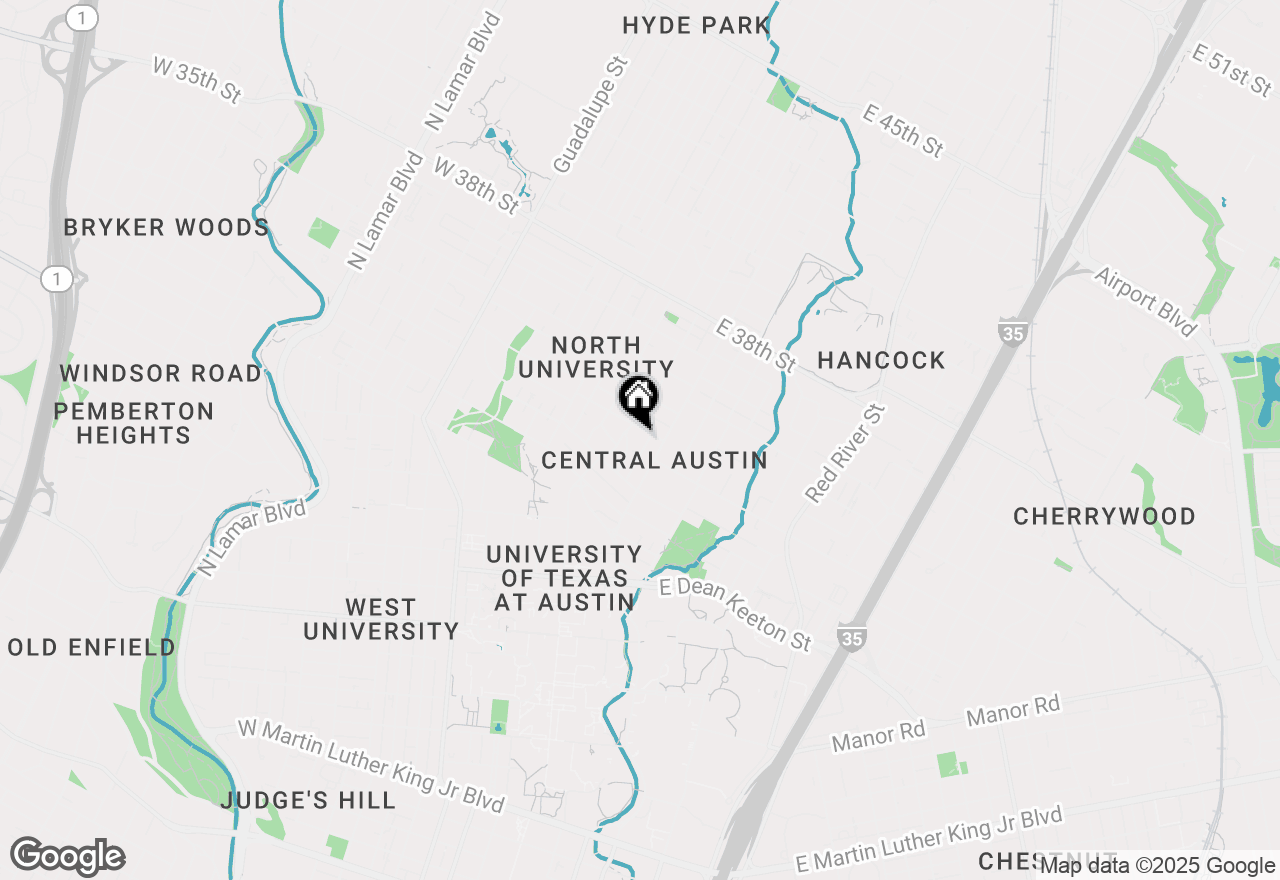 Map of 114 E 31st St #206, Austin, TX 78705
