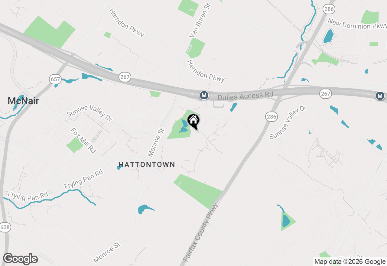 Map of 12768 Sunrise Valley Drive, Reston, VA 20191