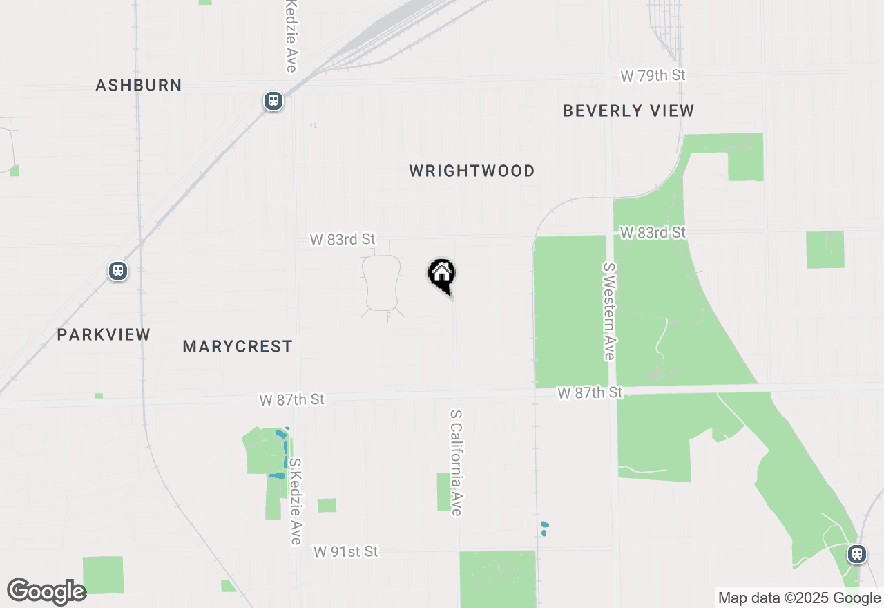 Map of 2816 W 85th Street, Chicago, IL 60652