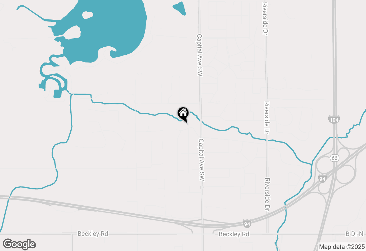 Map of 164 W Hamilton Lane, Battle Creek, MI 49015
