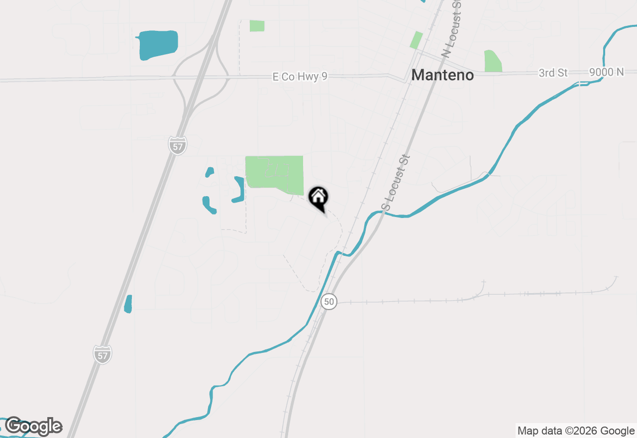Map of 428 Jeffery Drive, Manteno, IL 60950