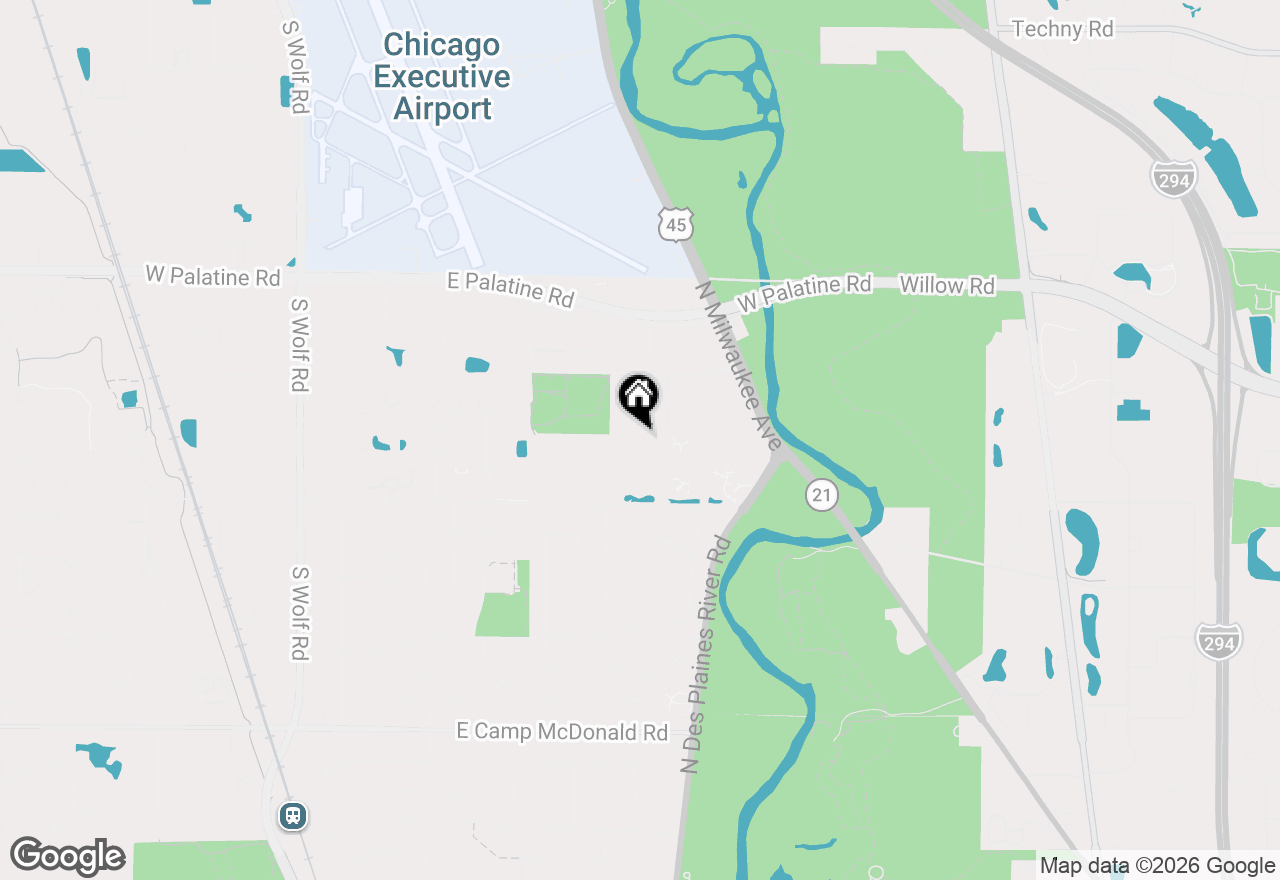 Map of 870 E Old Willow Road #259, Prospect Heights, IL 60070