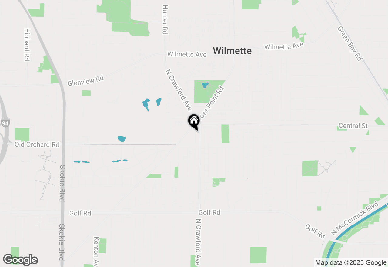 Map of 2525 Wellington Court #307, Evanston, IL 60201