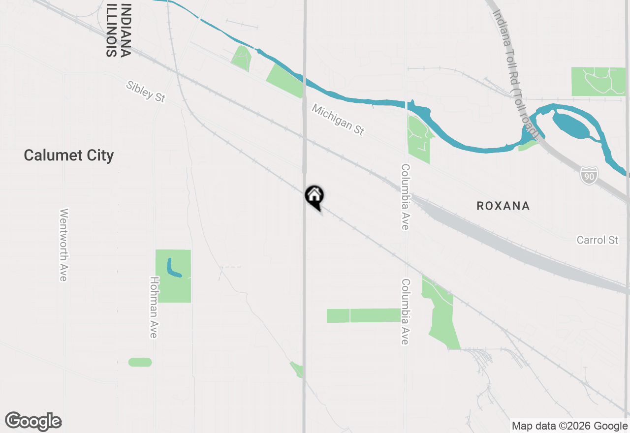 Map of 828 May Street, Hammond, IN 46320