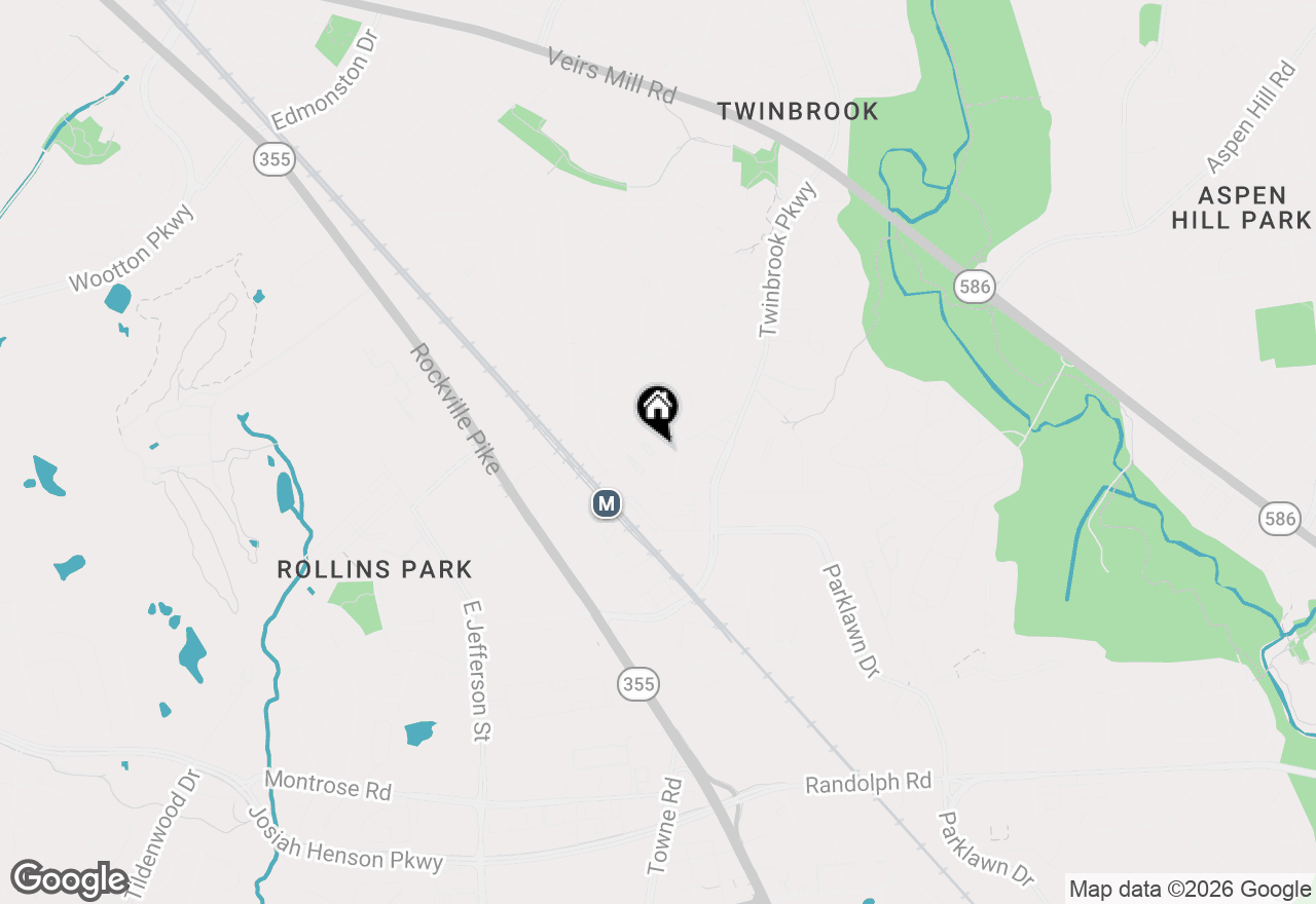 Map of 214 Halpine Walk Court, Rockville, MD 20851