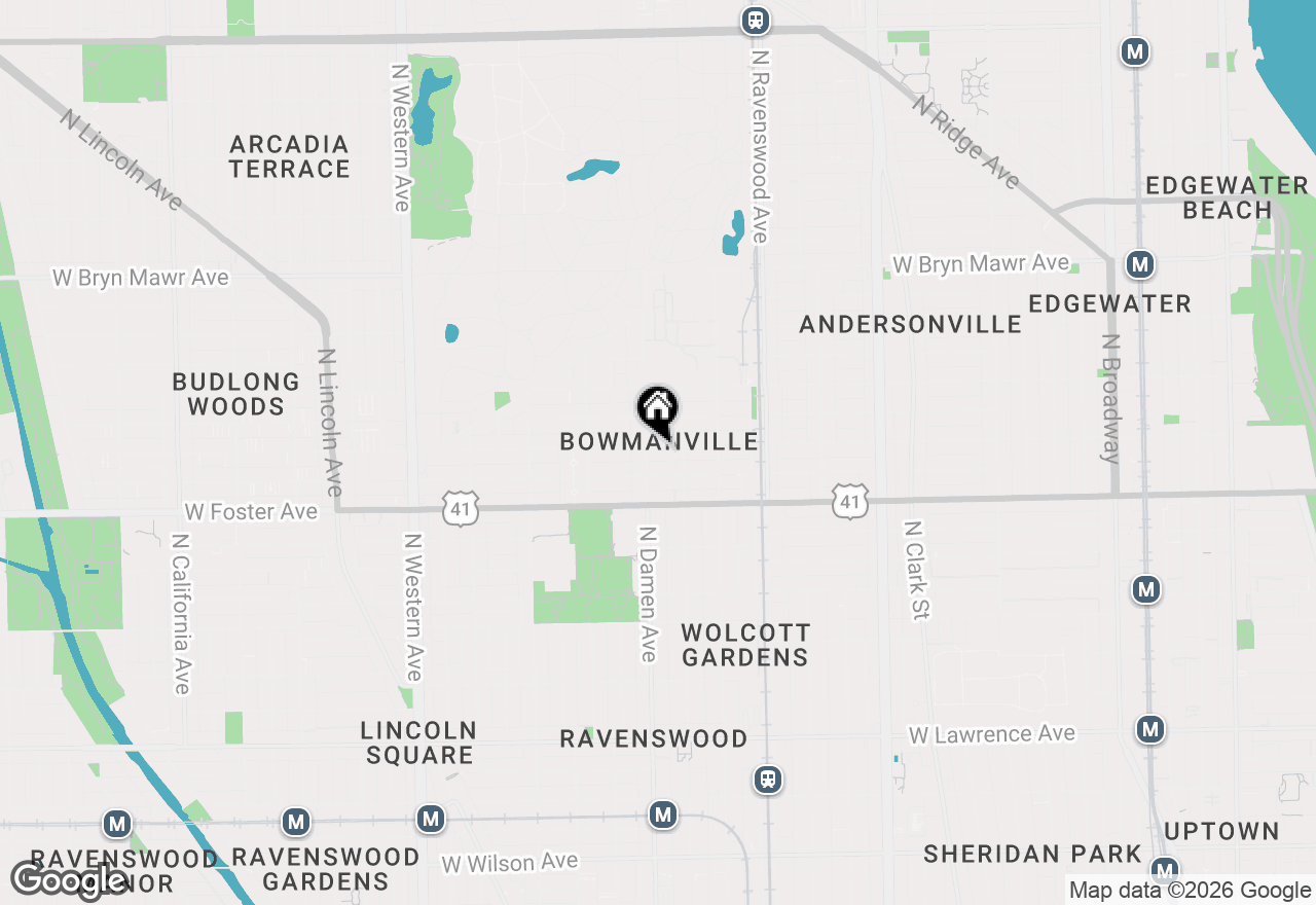 Map of 1965 W Berwyn Avenue, Chicago, IL 60640