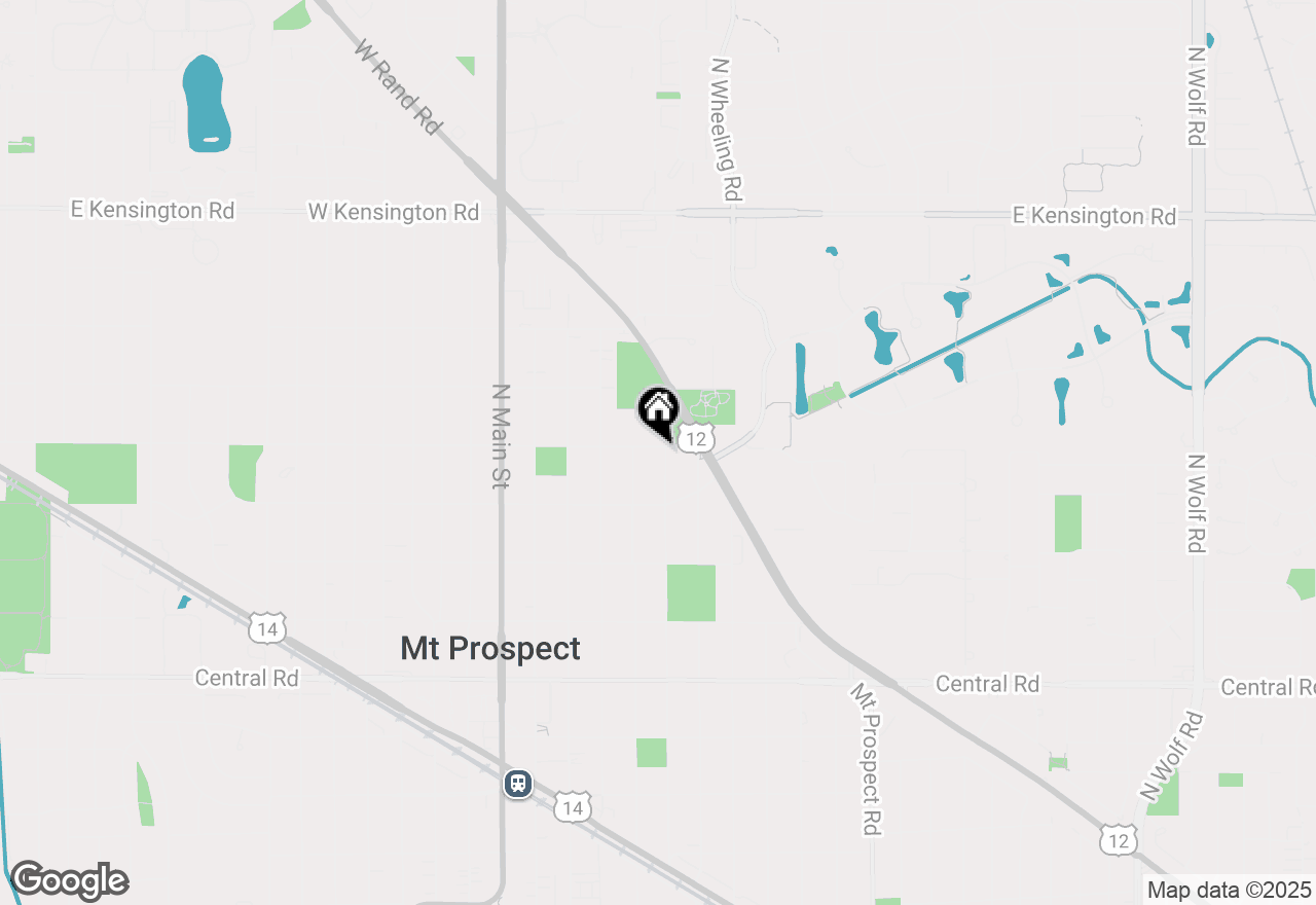 Map of 318 N Owen Street, Mount Prospect, IL 60056