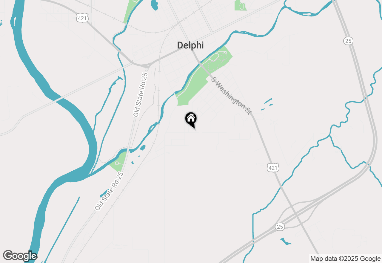 Map of 1124 S Hamilton Street, Delphi, IN 46923