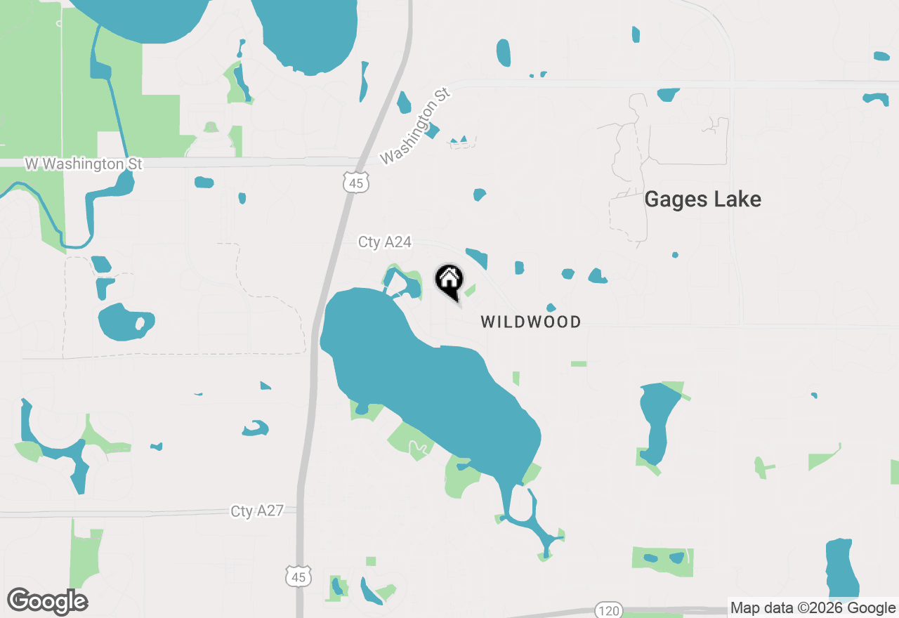 Map of 33791 N Oak Street, Gages Lake, IL 60030