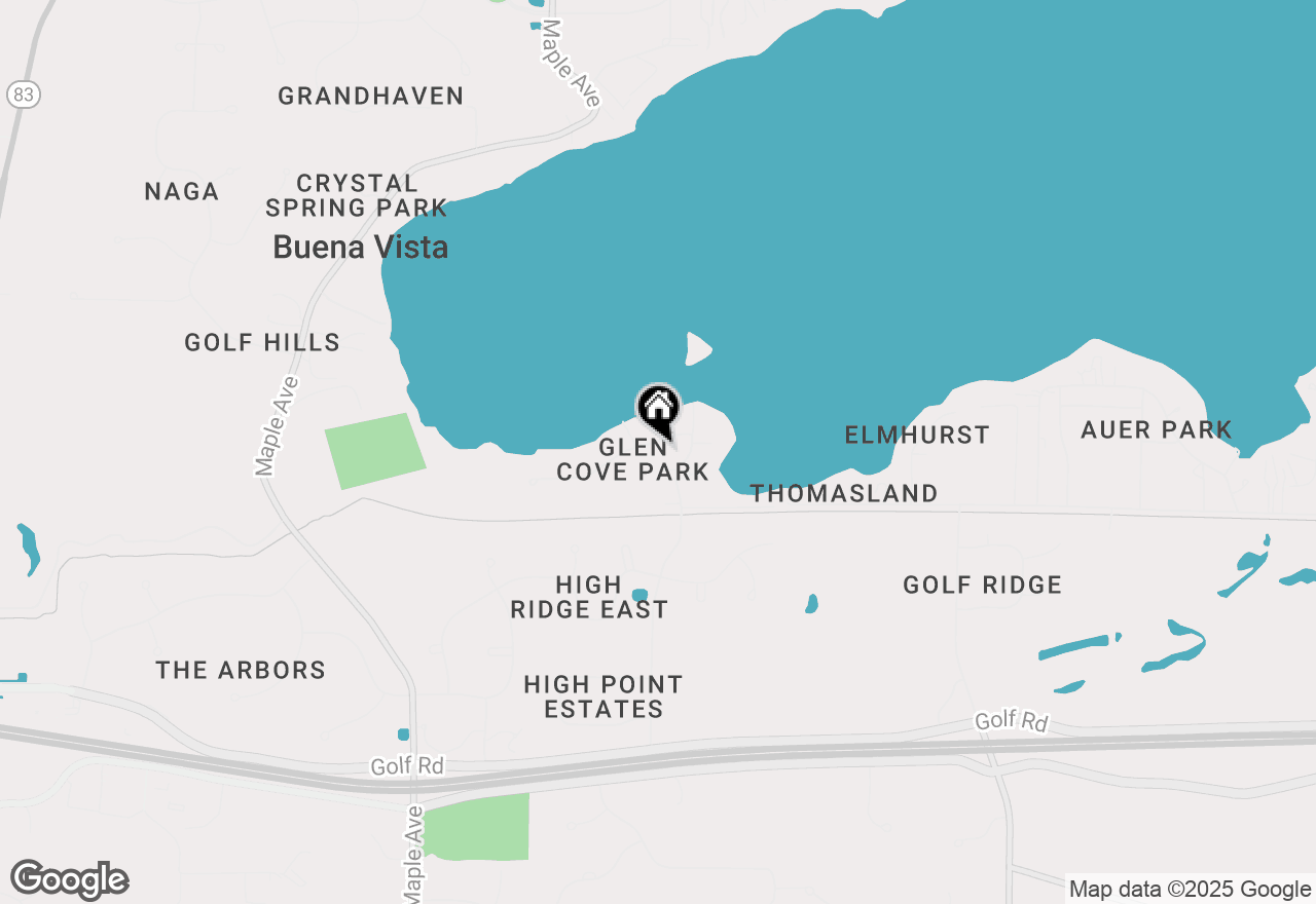 Map of N21W29743 Glen Cove Rd, Pewaukee, WI 53072