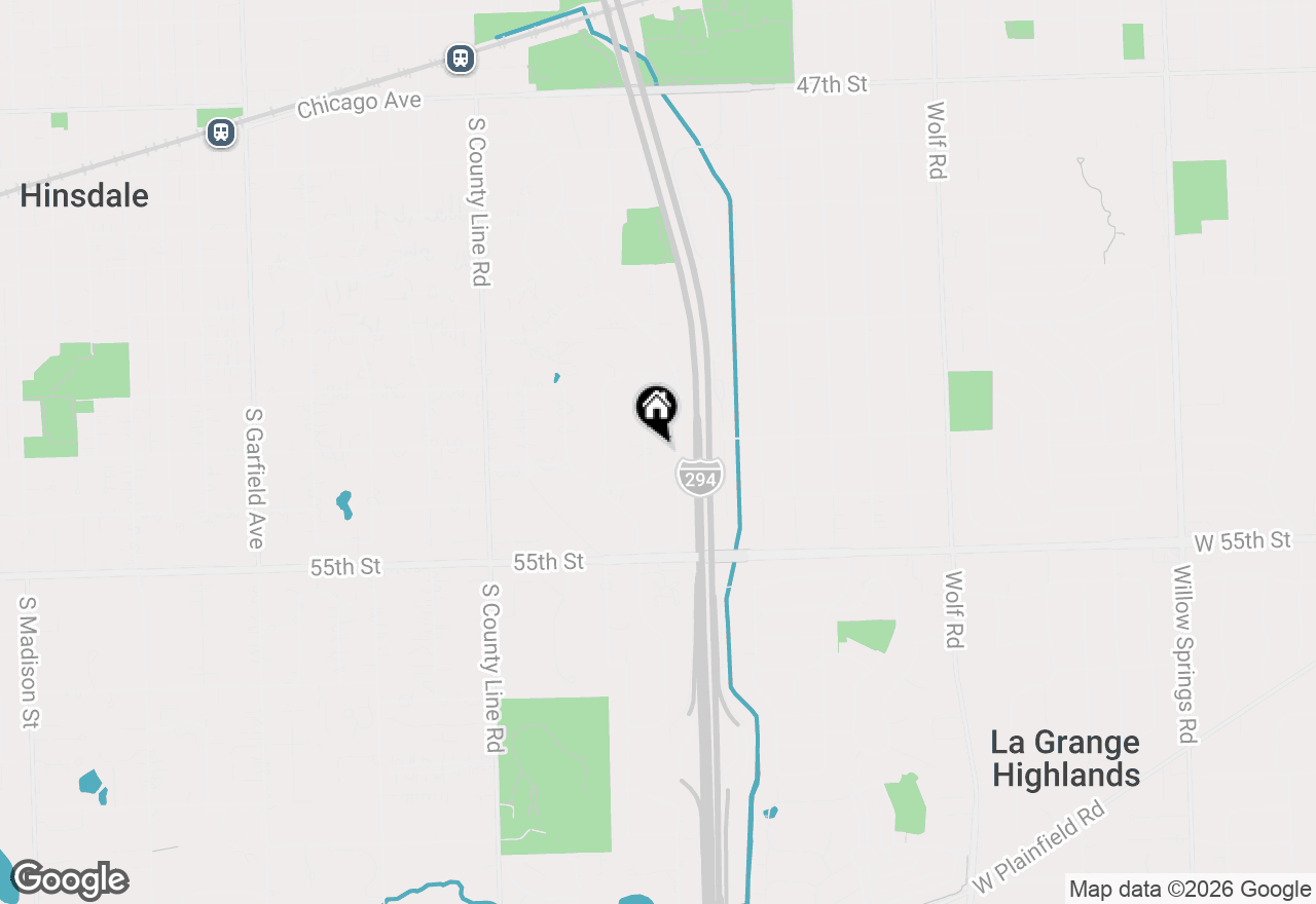 Map of 809 Wilson Lane, Hinsdale, IL 60521