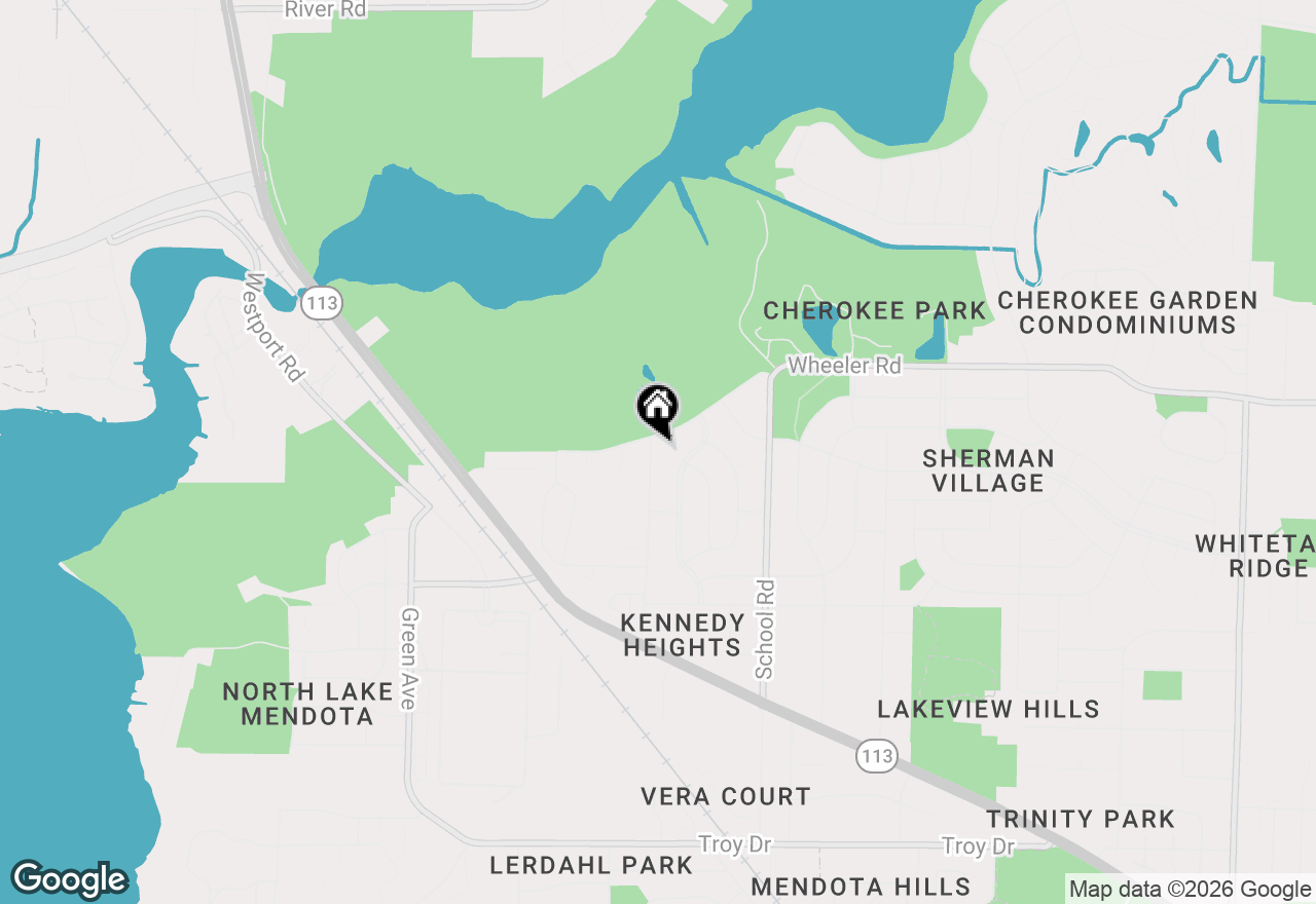 Map of 4713 Kennedy Road, Madison, WI 53704