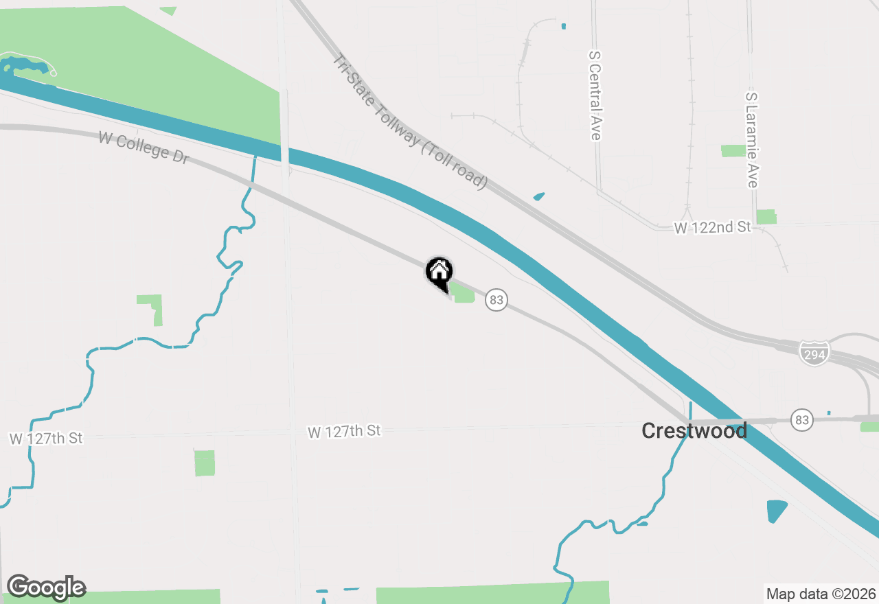 Map of 12300 S Austin Avenue, Palos Heights, IL 60463