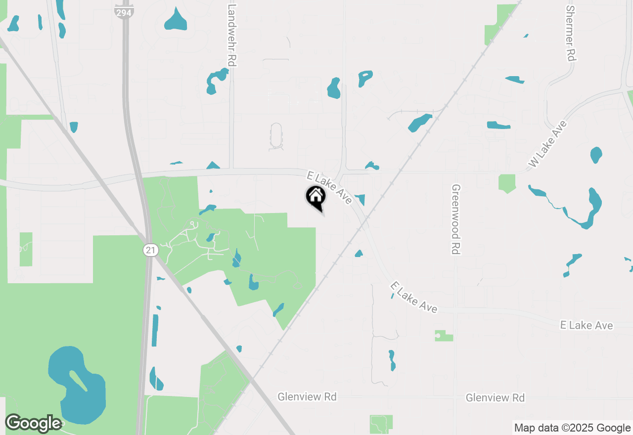 Map of 3844 Grace Lane, Glenview, IL 60025