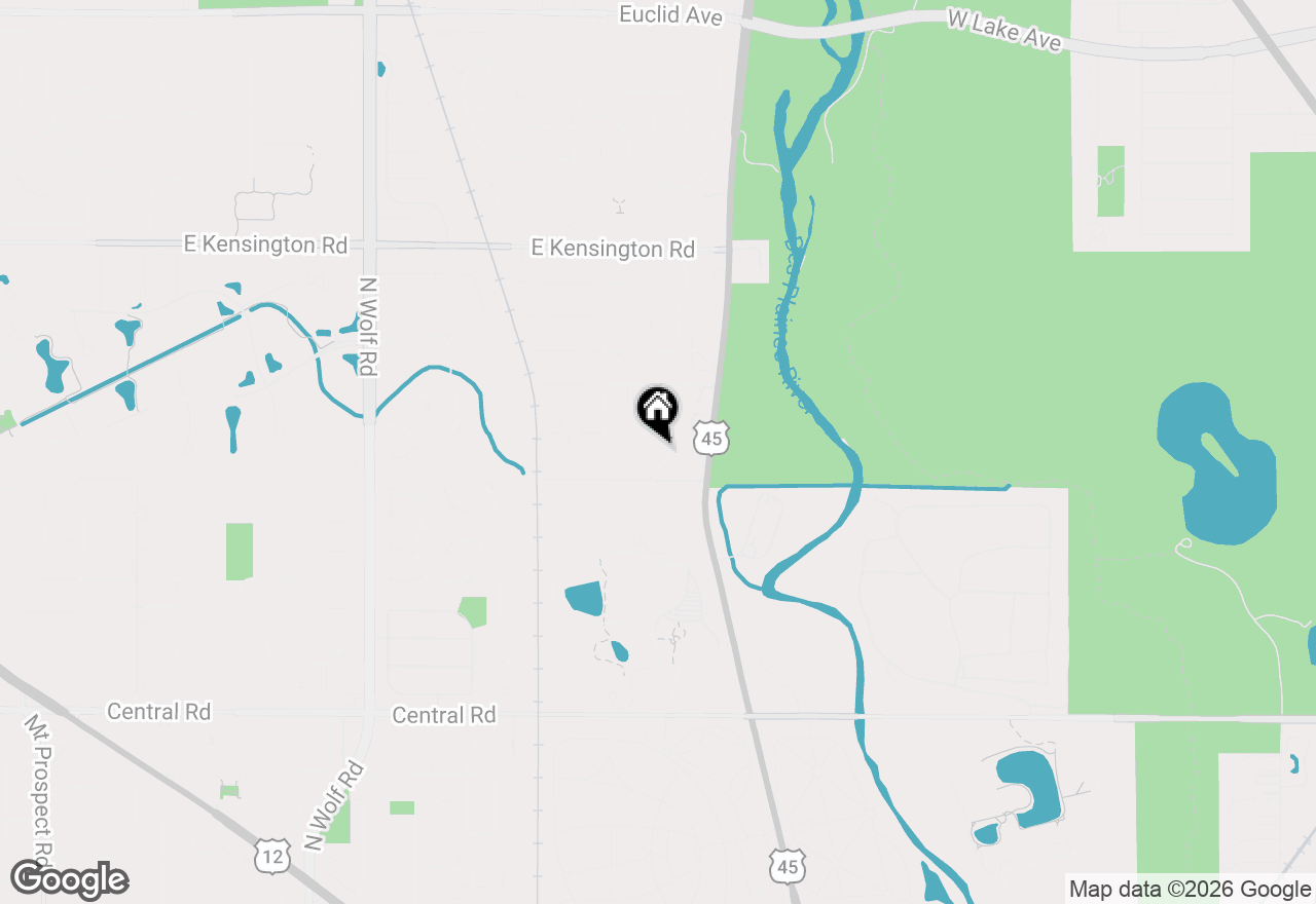 Map of 208 N Graylynn Drive, Mount Prospect, IL 60056