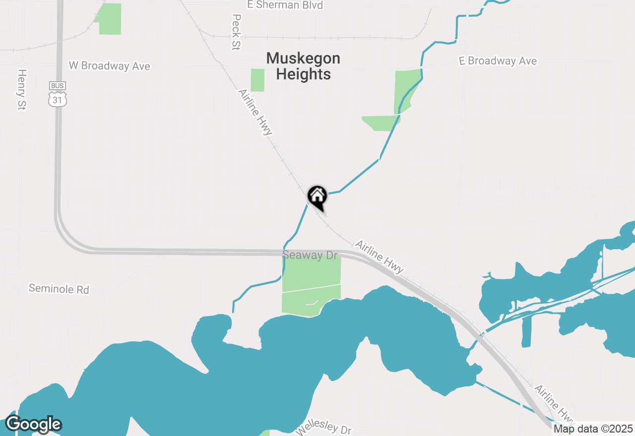Map of 3375 Merriam Street #202, Muskegon, MI 49444