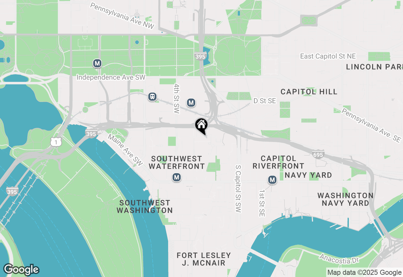 Map of 224 G Street Sw #110, Washington, DC 20024