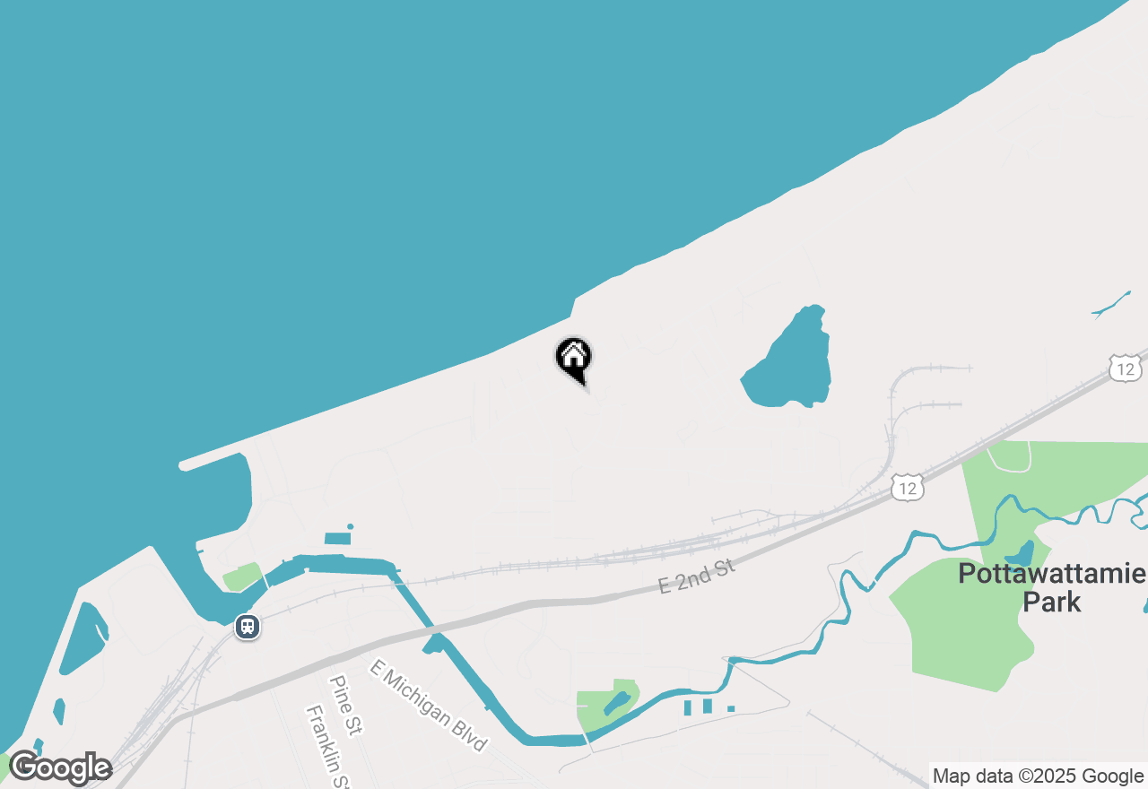 Map of 601 Lake Shore Drive, Michigan City, IN 46360