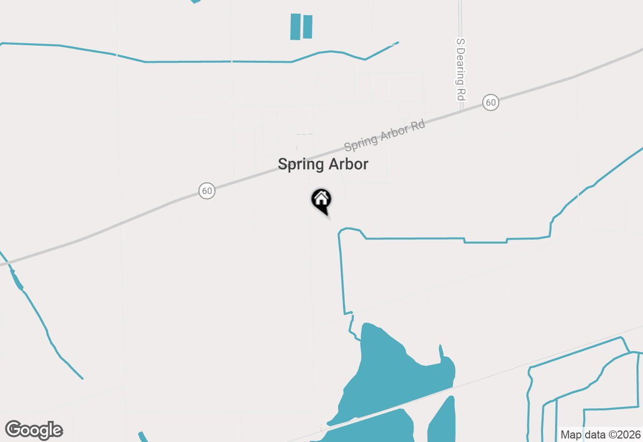 Map of 109 Boadway Street, Spring Arbor, MI 49283