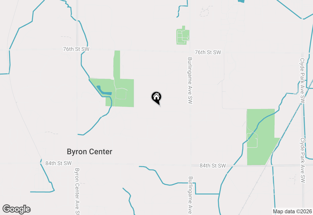 Map of 1788 Kingsland Drive Sw, Byron Center, MI 49315