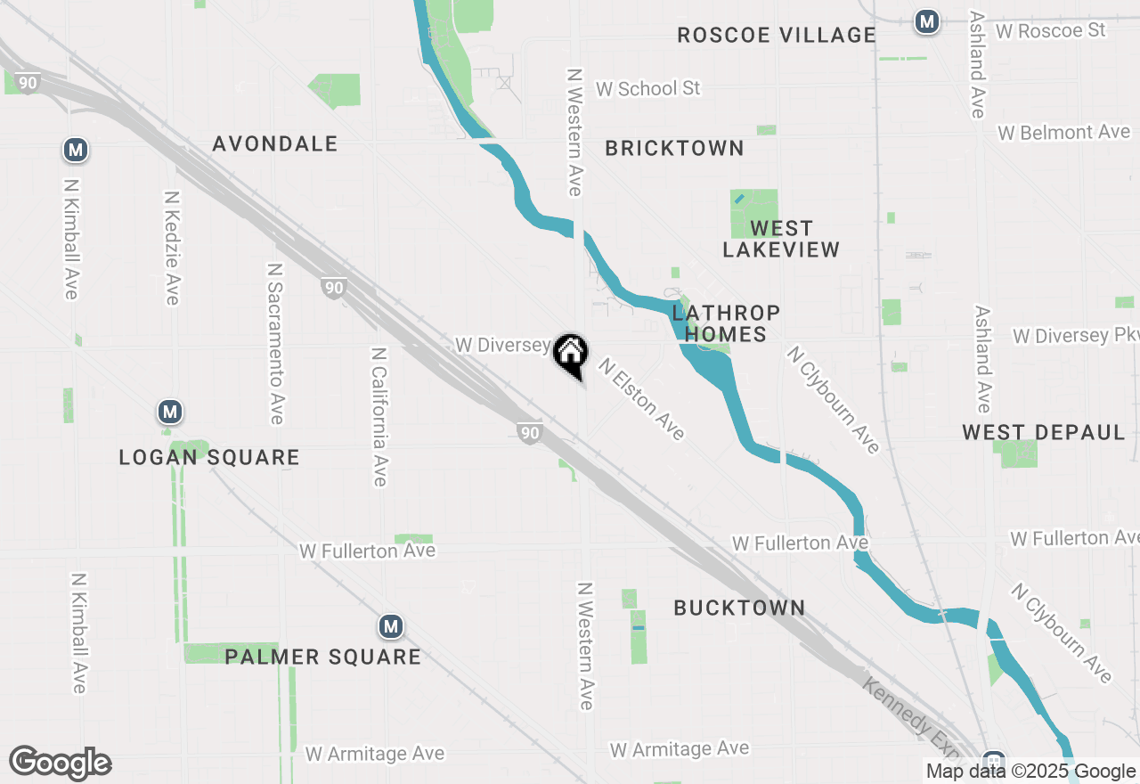 Map of 2700 N Western Avenue, Chicago, IL 60647