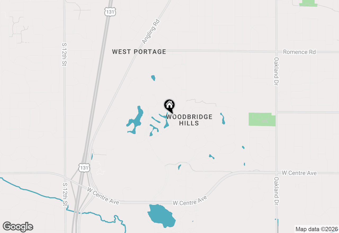 Map of 7508 Woodbridge Lane, Portage, MI 49024
