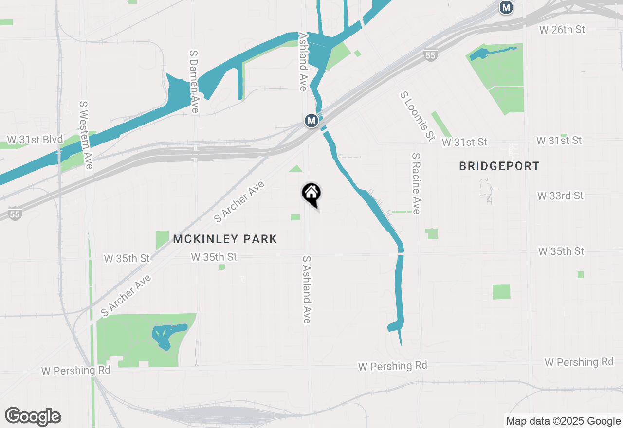 Map of 3331 S Ashland Avenue, Chicago, IL 60608