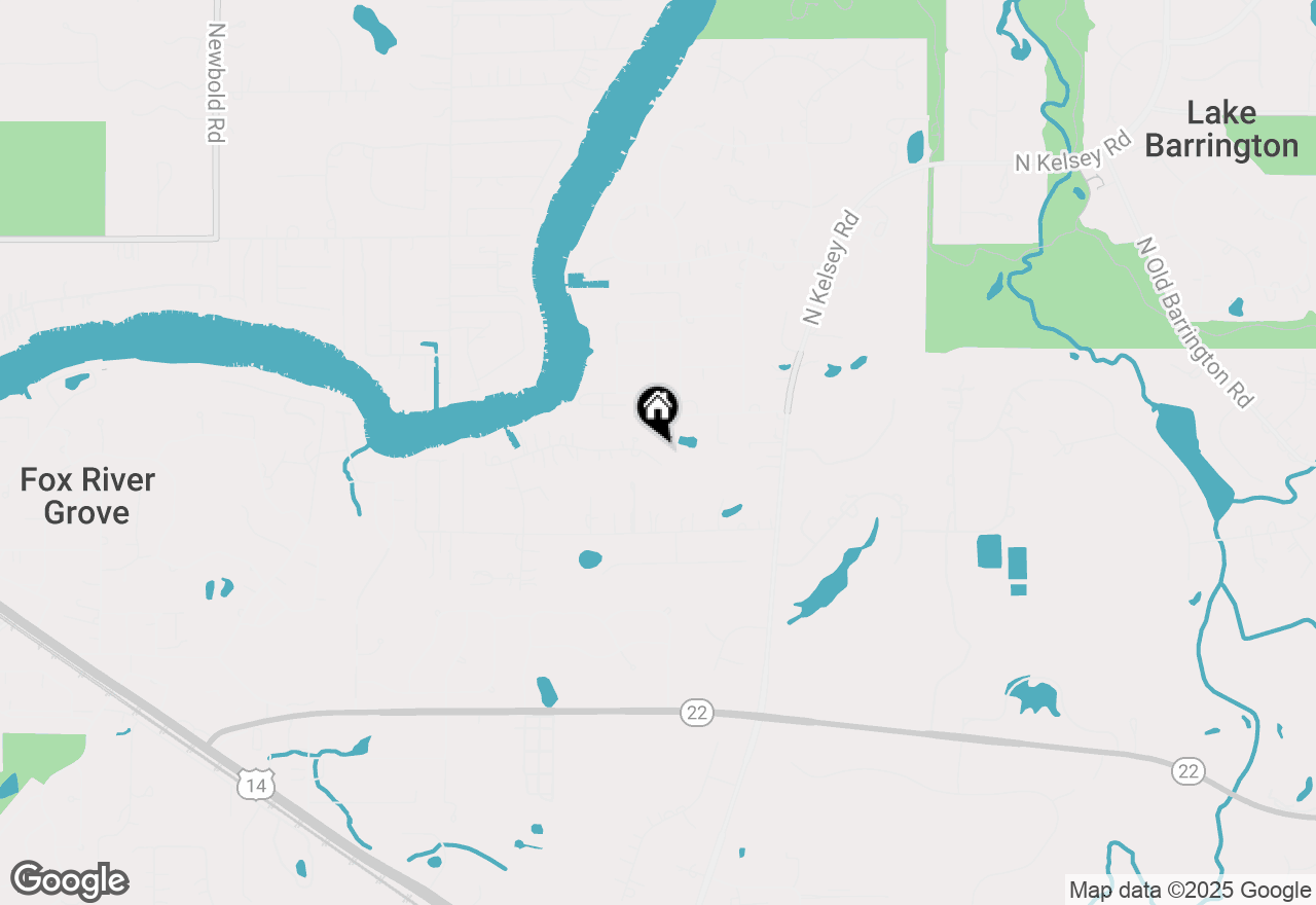 Map of 28592 W Park Drive, Barrington, IL 60010