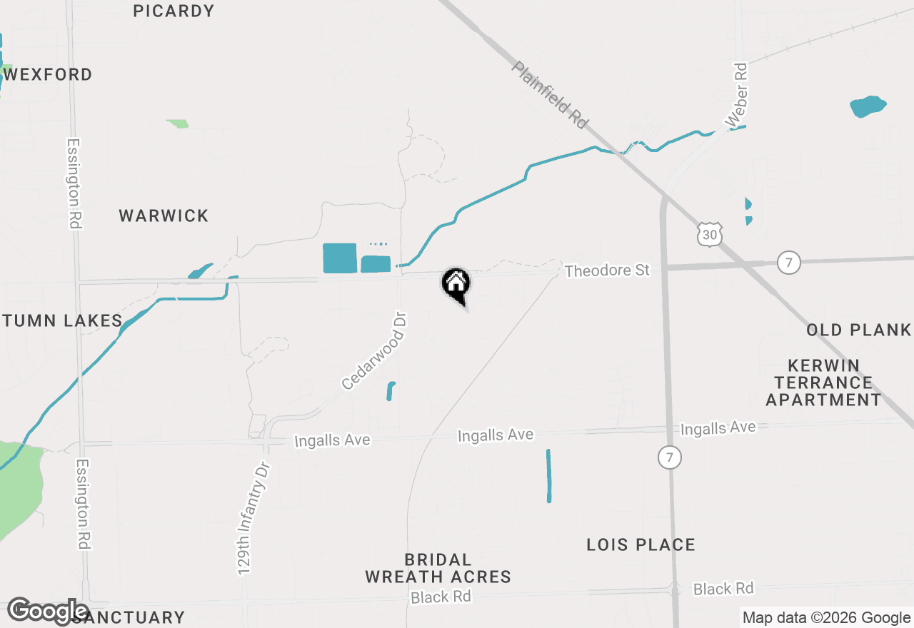 Map of 1500 Rock Run Drive #2D, Crest Hill, IL 60435