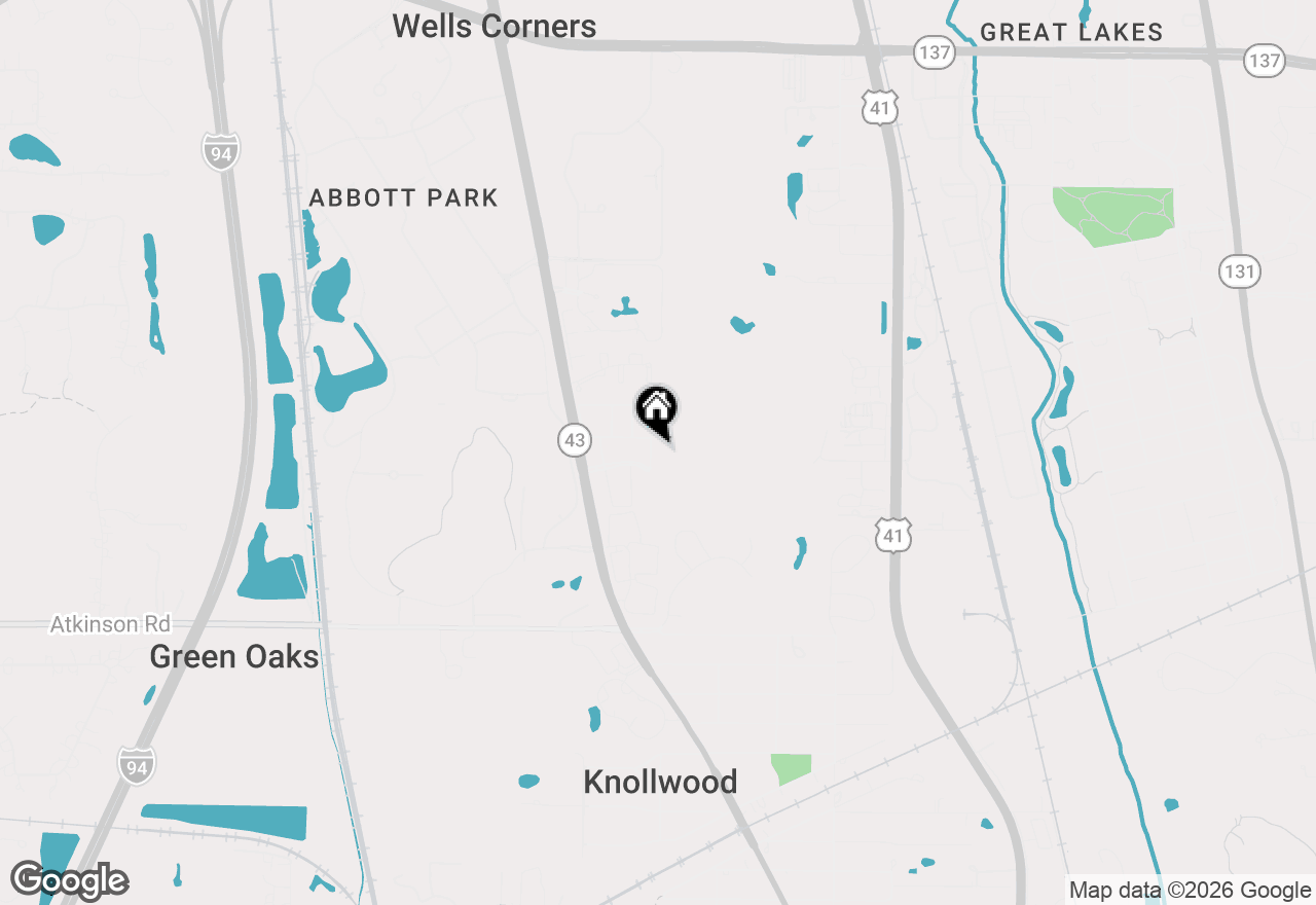 Map of 107 Welwyn Street, Lake Bluff, IL 60044