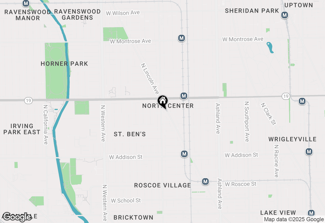 Map of 1952 W Byron Street #4, Chicago, IL 60613