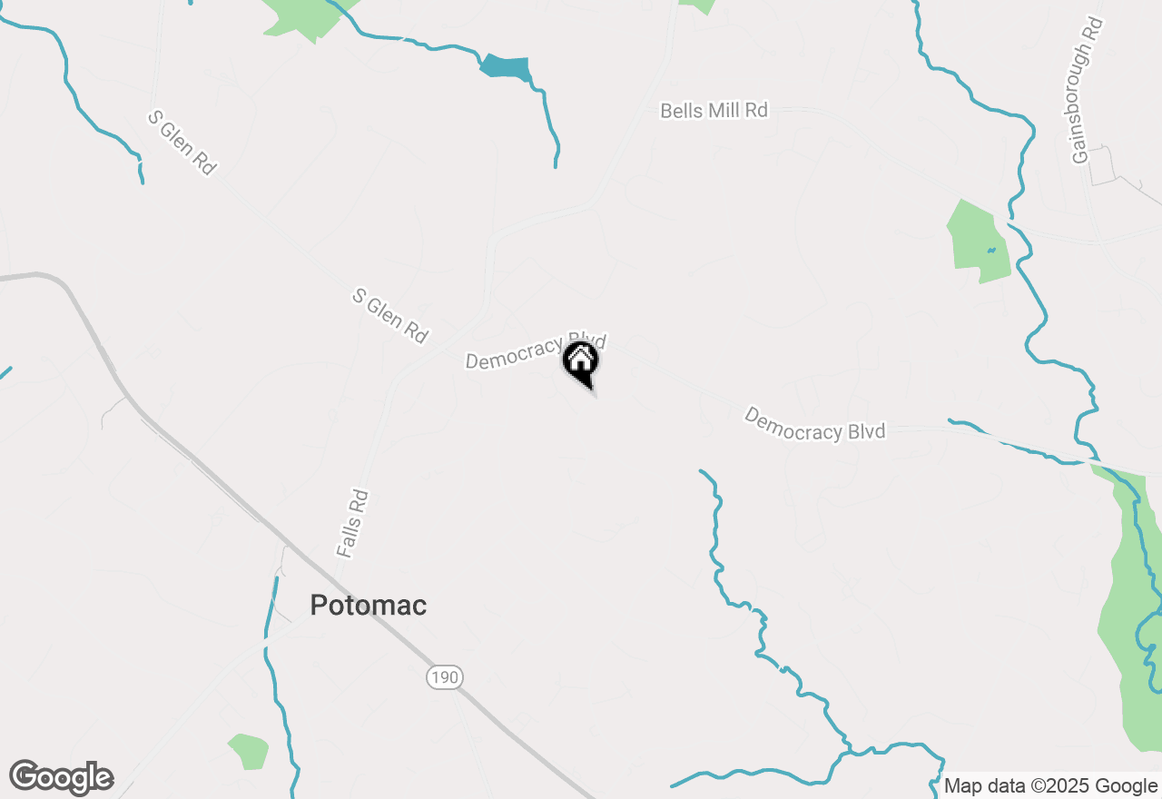 Map of 10222 Iron Gate Road, Potomac, MD 20854