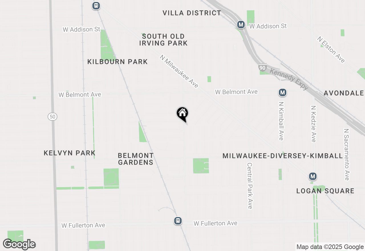Map of 4006 W Wellington Avenue #3, Chicago, IL 60641
