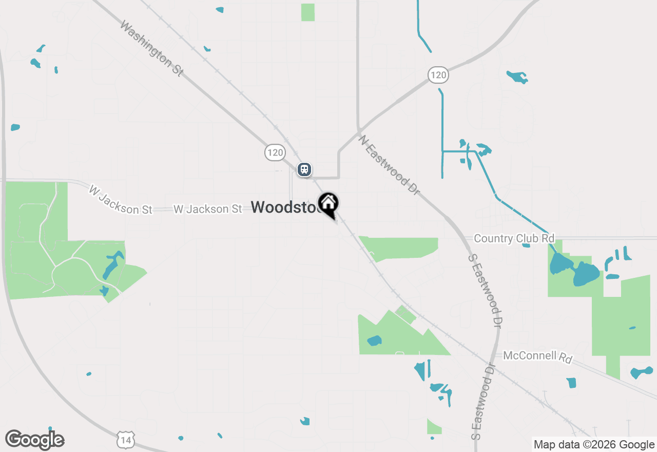 Map of 212 E Calhoun Street #1E, Woodstock, IL 60098