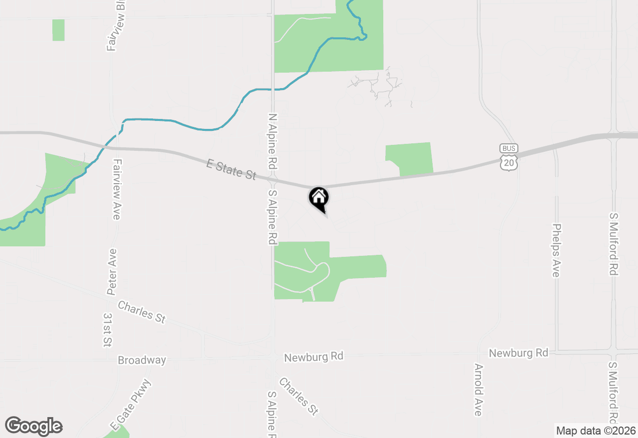 Map of 4716 Manheim Road, Rockford, IL 61108