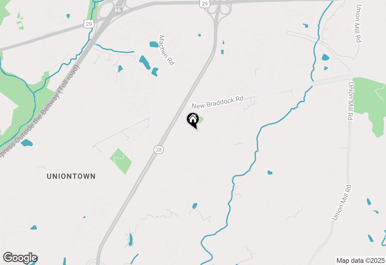 Map of 6374 Palmetto Place, Centreville, VA 20121