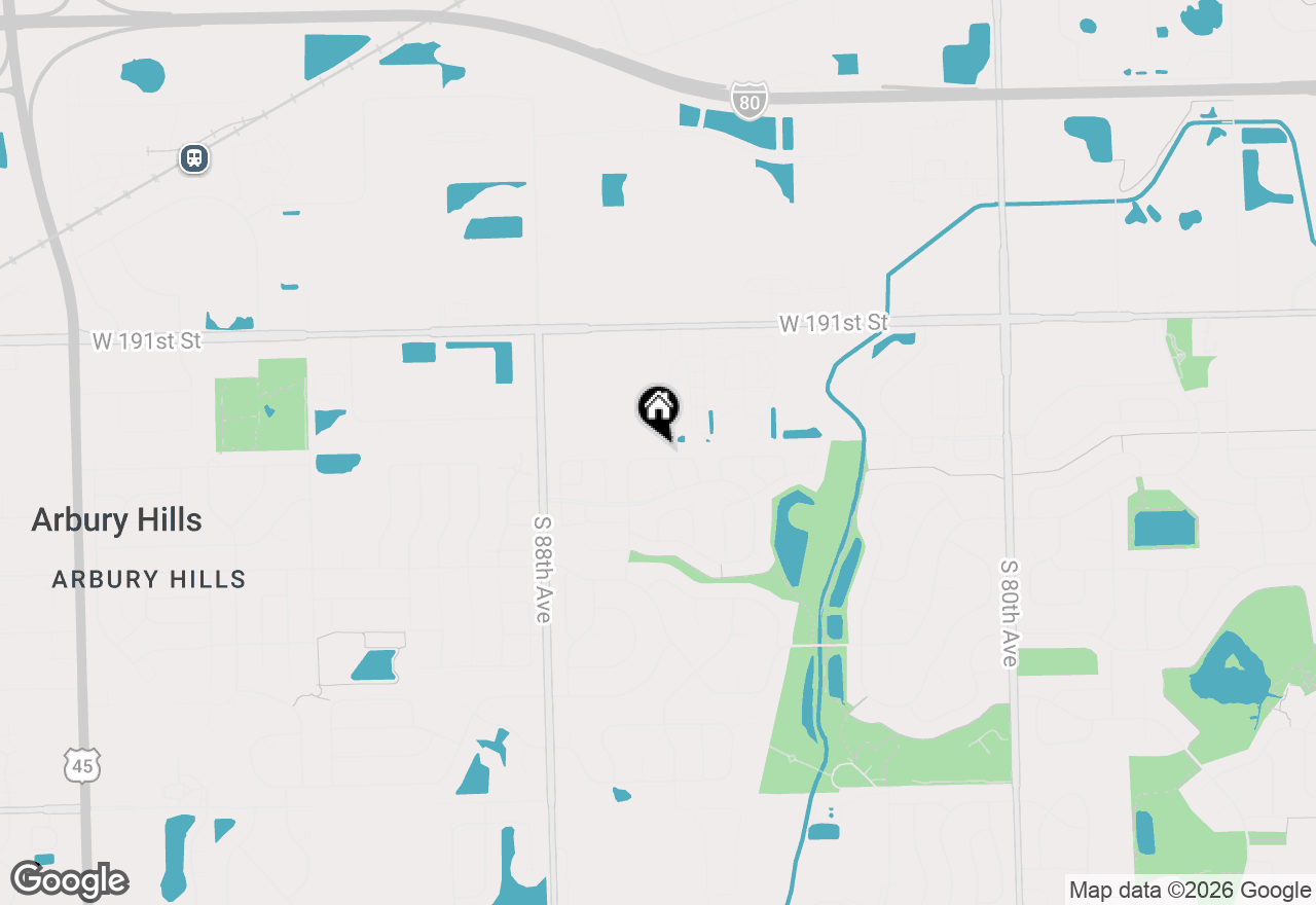 Map of 8592 Tullamore Drive, Tinley Park, IL 60487