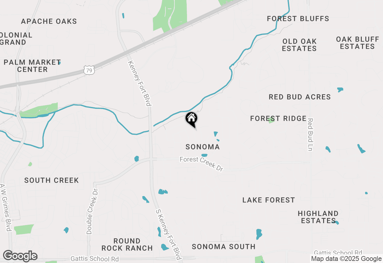 Map of 816 Rusk Rd, Round Rock, TX 78665
