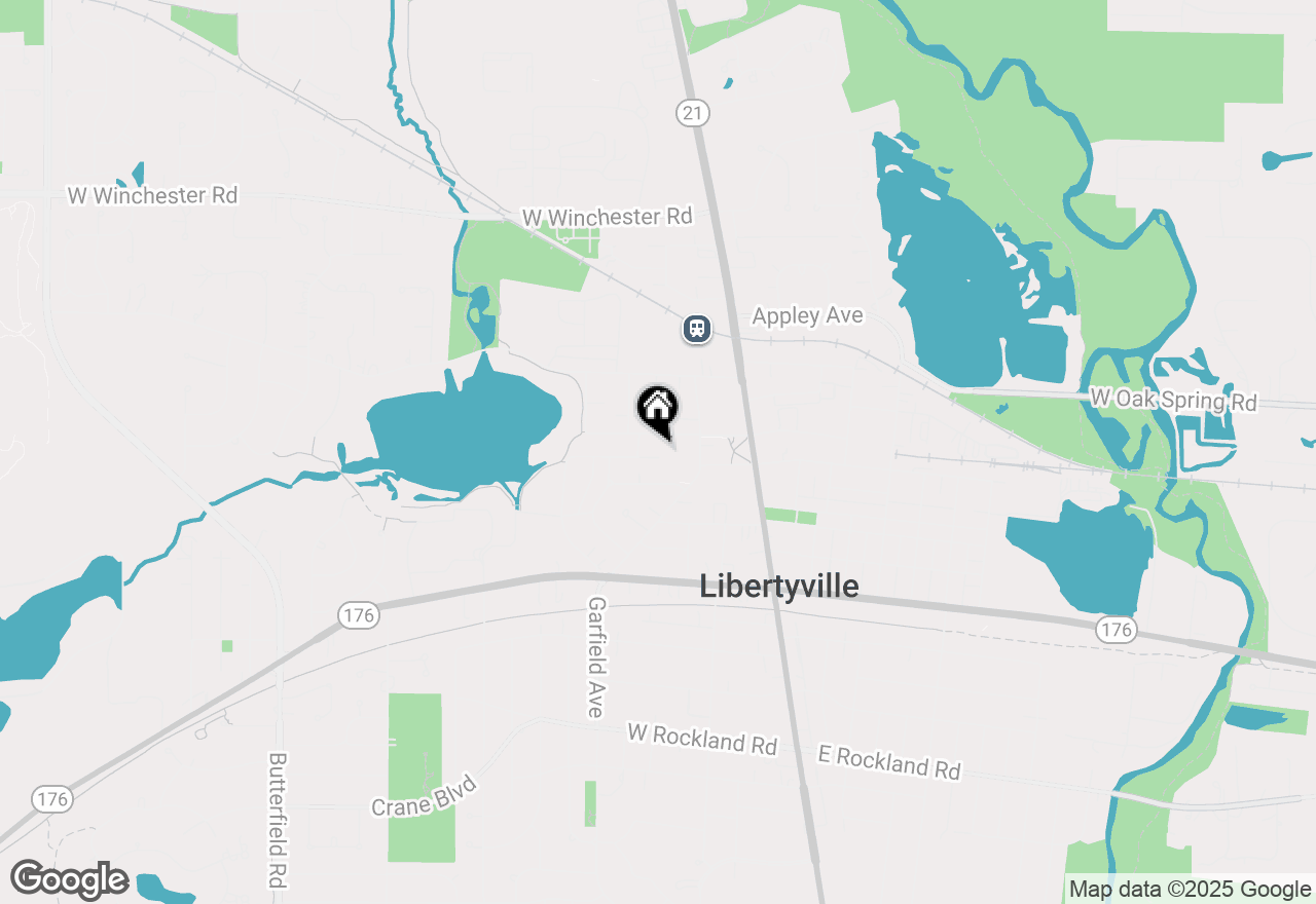 Map of 304 Laurel Avenue, Libertyville, IL 60048