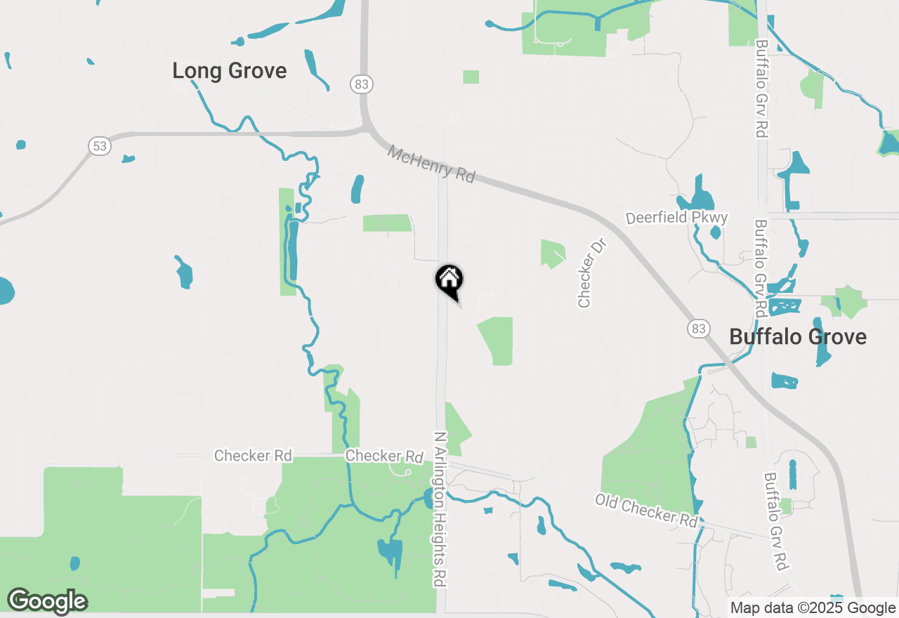 Map of 839 Aspen Drive, Buffalo Grove, IL 60089