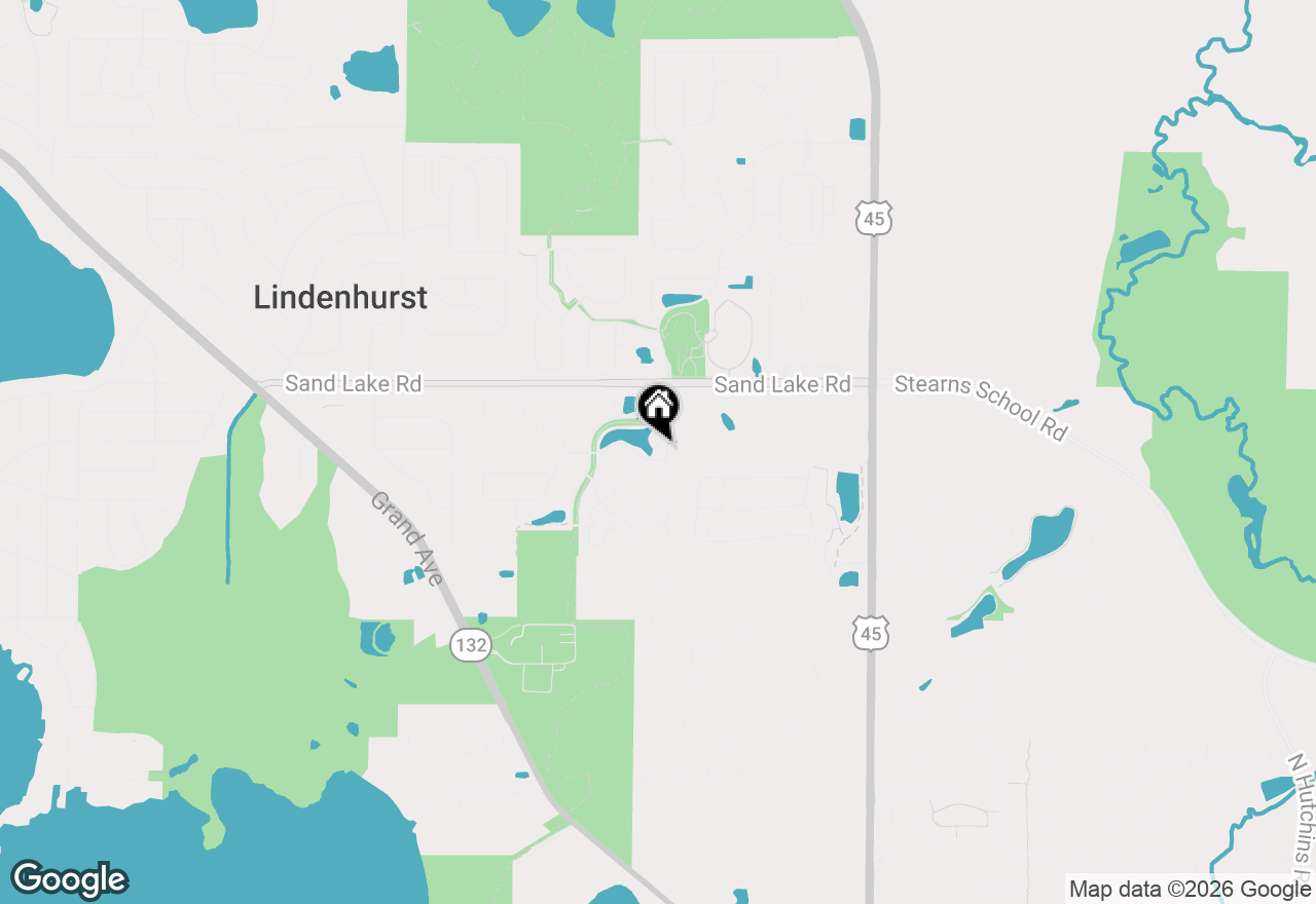 Map of 450 Rosewood Crossing, Lindenhurst, IL 60046
